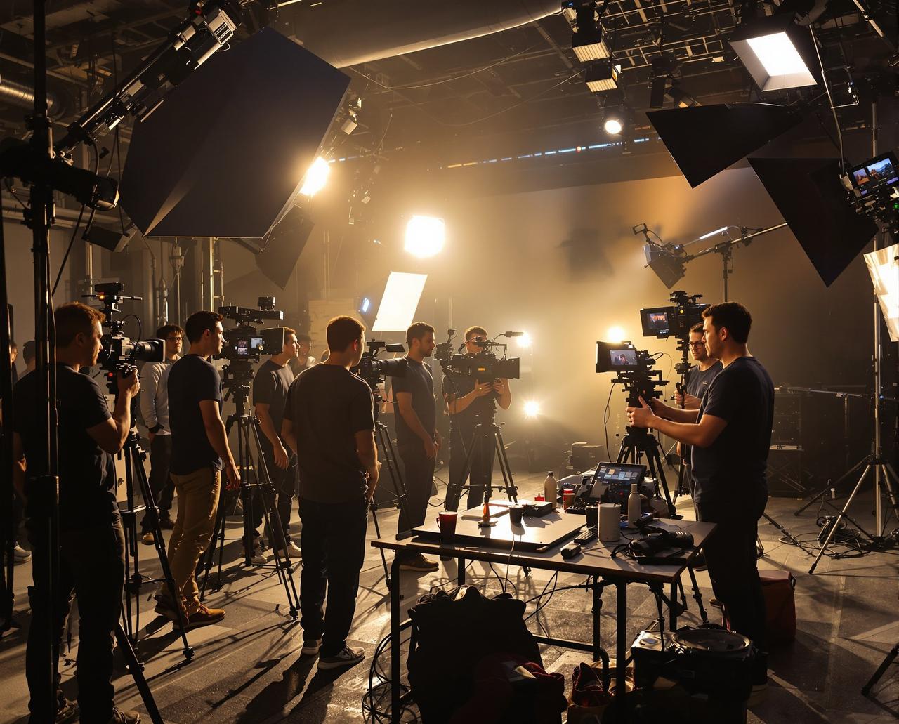 啪啪视频制作现场